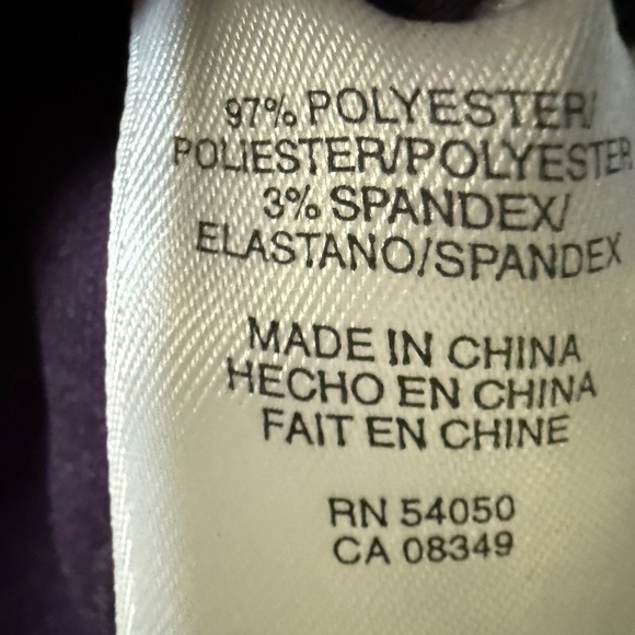 Evan Picone Purple Floral Cocktail Dress Size 6 - Picture 11 of 13